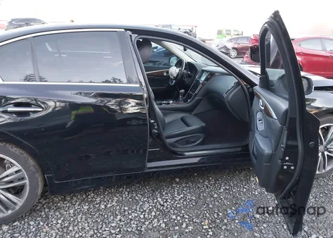 2014 Infiniti Q50 Hybrid Sport from USA, damaged, VIN JN1AV7AR3EM700979